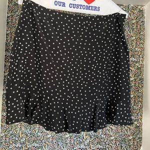 Madewell ruffle star skirt